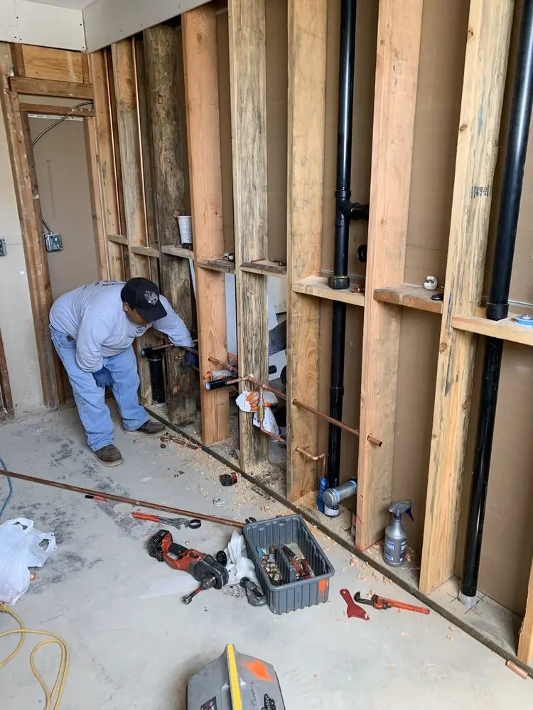 Commercial rough-in plumbing for Trenchless Sewer Repair in Perryville